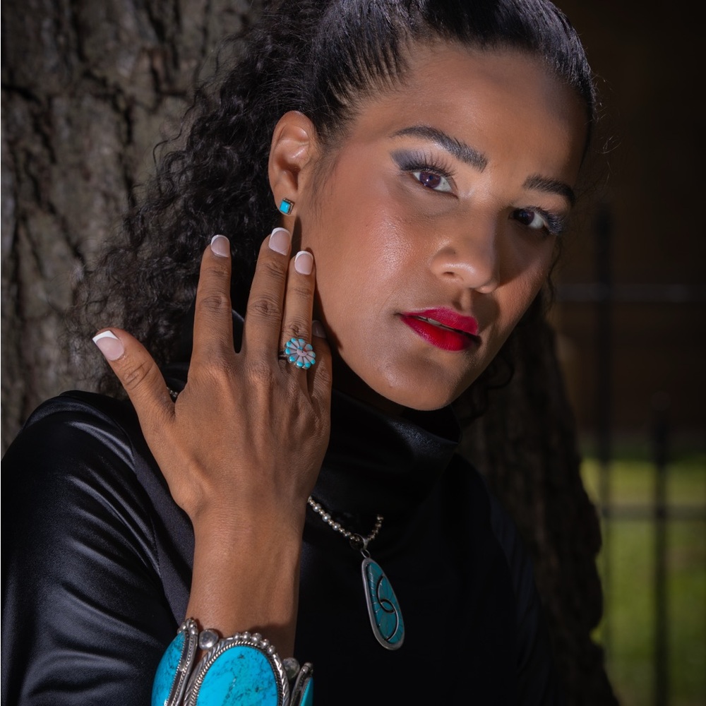 Large Turquoise Cuff - Picture 3 of 3